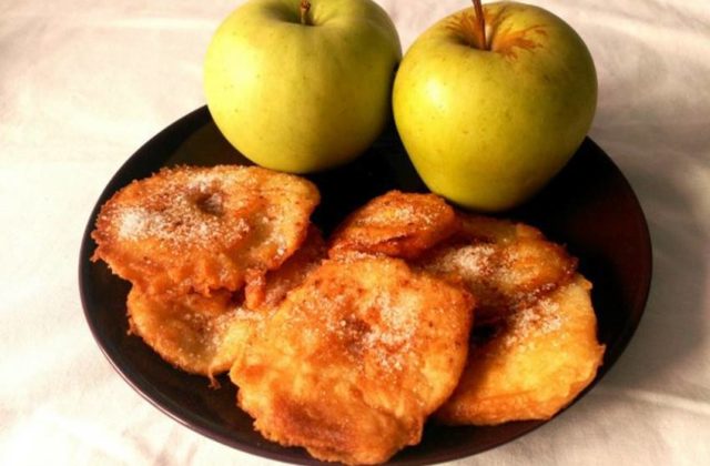 Buñuelos de Manzana saludable