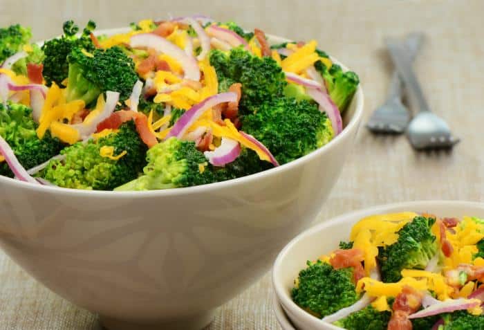 Cena ligera y sana ¡Ensalada de brócoli!